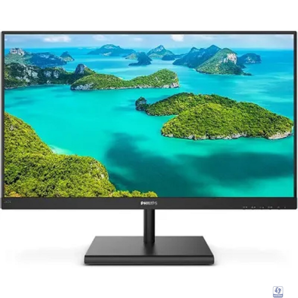 LCD PHILIPS 23.8" 245E1S(00/01) черный 