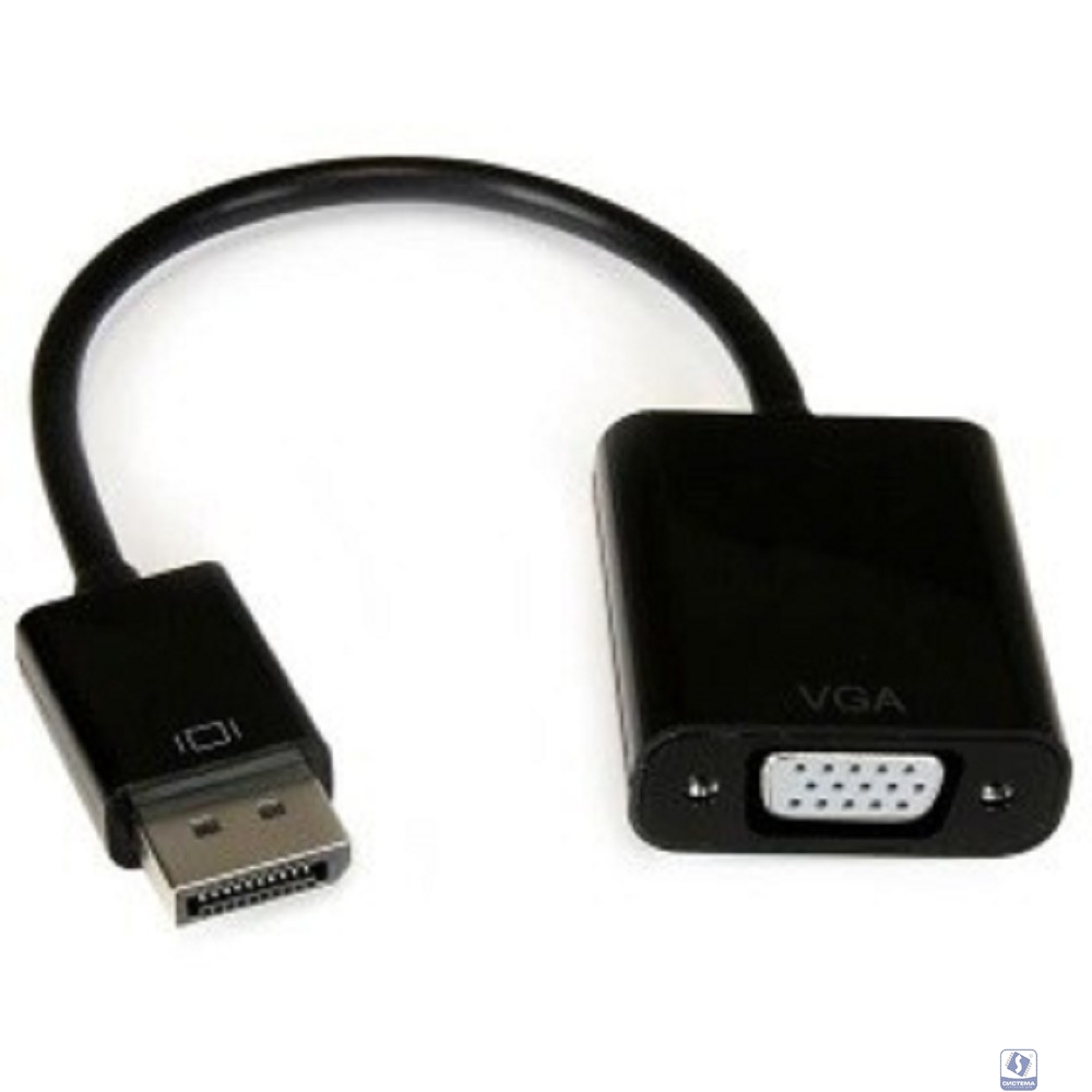ORIENT Кабель-адаптер C308, DisplayPort M -> VGA 15F, длина 0.2 метра, черный (30308)