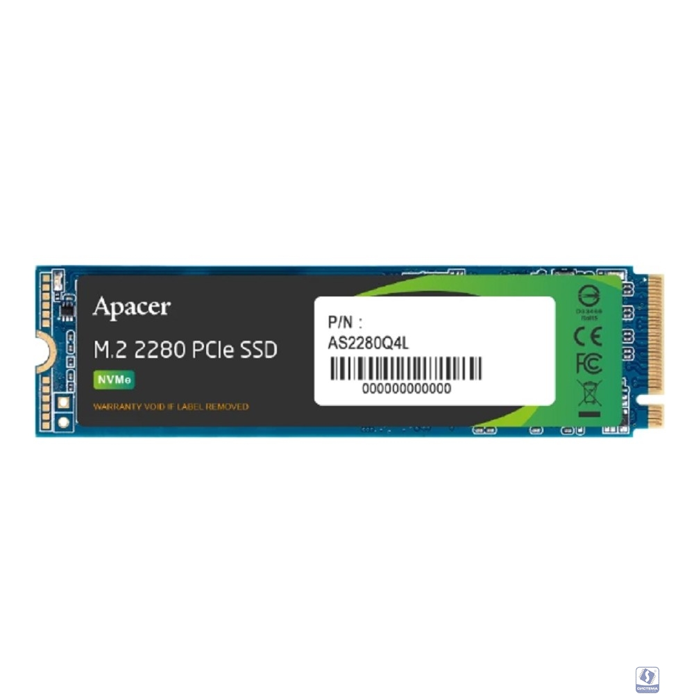 SSD Apacer M.2 2280 256GB AS2280Q4L Client SSD AP256GAS2280Q4L-1 3600/3000,  PCIe Gen4 x4, 3D NAND