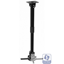 Cactus CS-VM-PR16L-BK черный Кронштейн для проектора  макс.13.6кг настенный и потолочный поворот и наклон