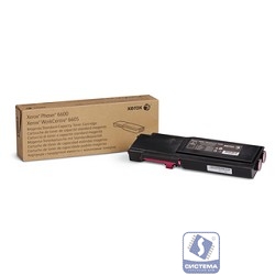 XEROX 106R02250 Тонер-картридж XEROX Phaser 6600/WC 6605 Пурпурный (2 000 стр.)