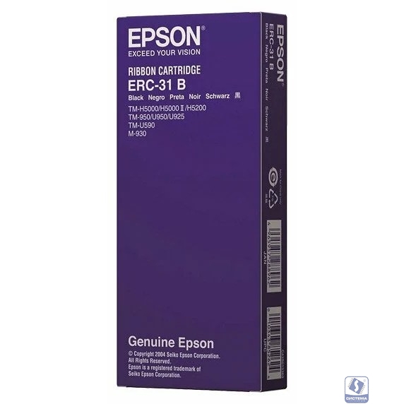 EPSON ERC-31 Ribbon Cartridge for TM-U590/930/950/TM-H5000 ERC31B
