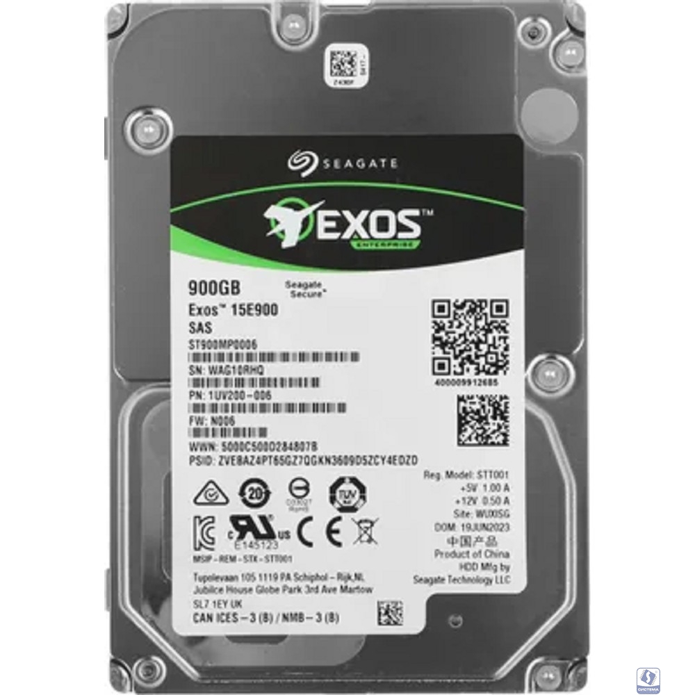 900Gb Seagate Exos 15E900 512N (ST900MP0006)  (clean pulled) 