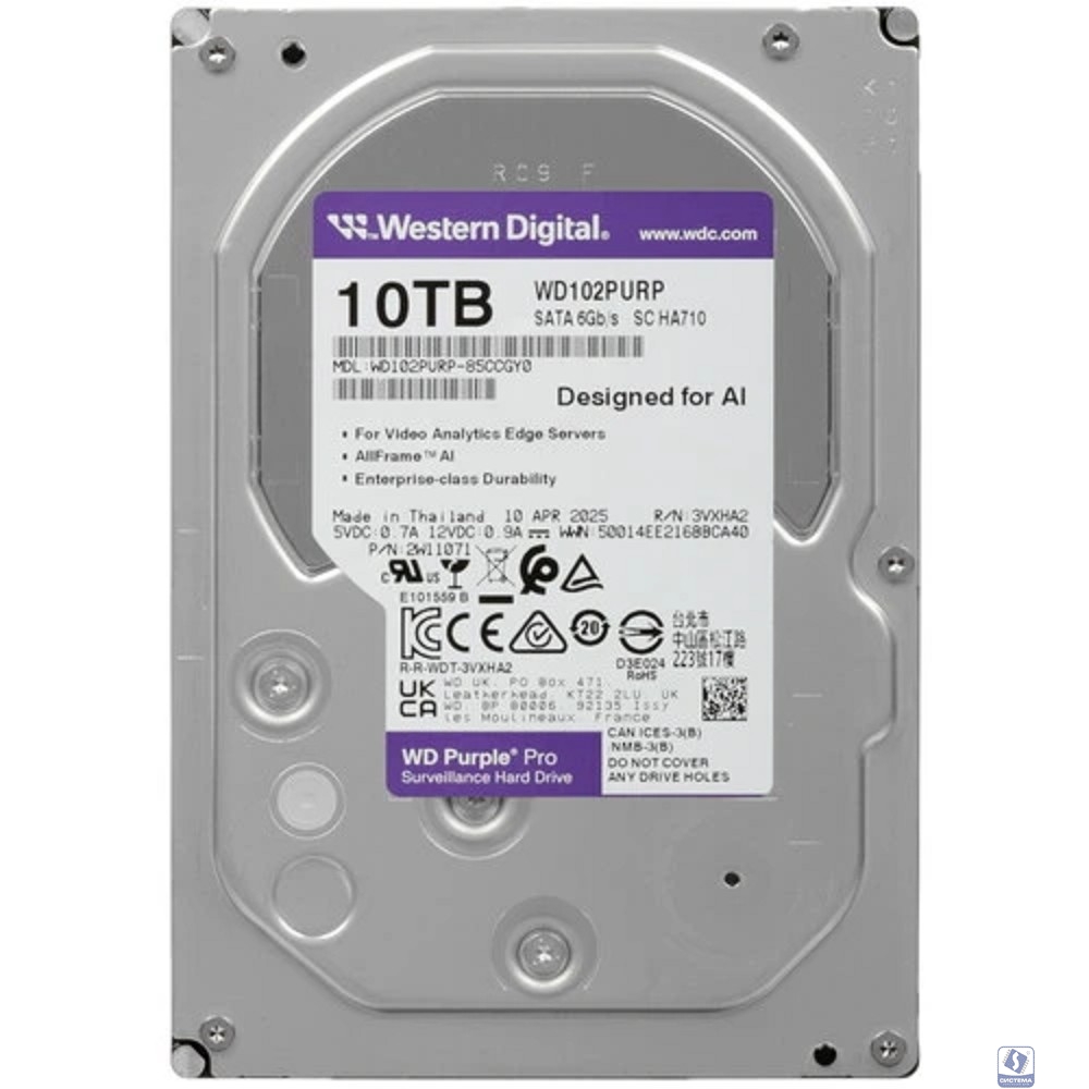 10TB WD Purple Pro (WD102PURP) 