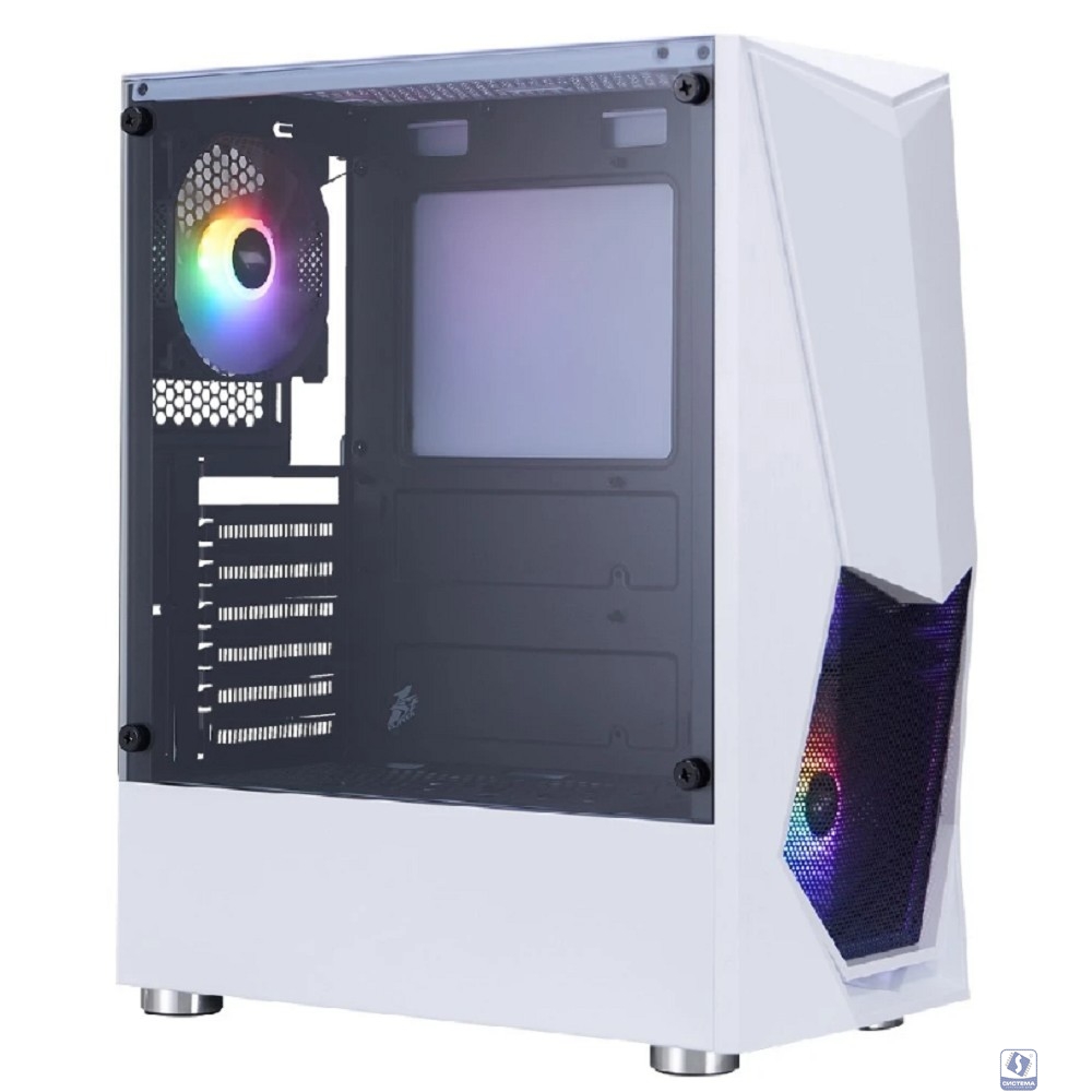 1STPLAYER DK DK-3 White / ATX / 4x120mm FRGB fans / DK-3-WH-4F1