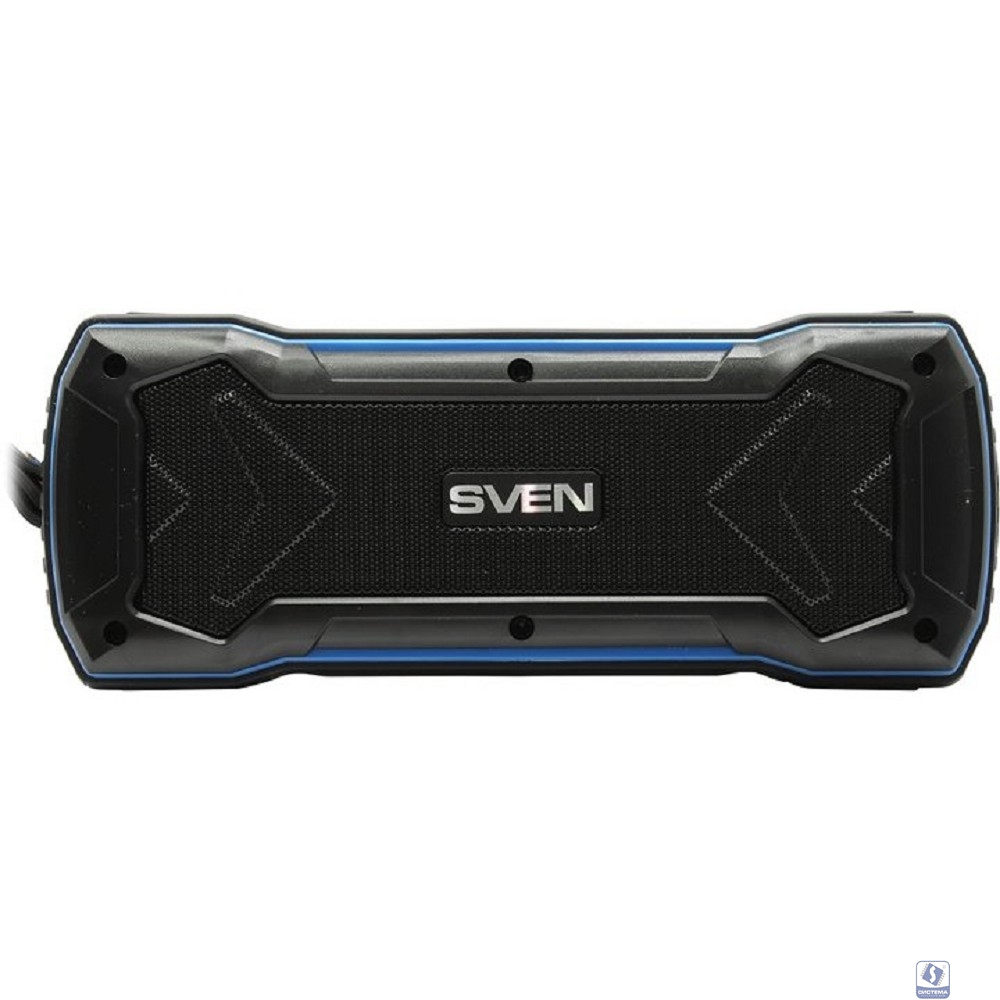 SVEN PS-220, черный-синий [SV-016470] (10 Вт,  Bluetooth, USB, microSD, FM-тюнер)
