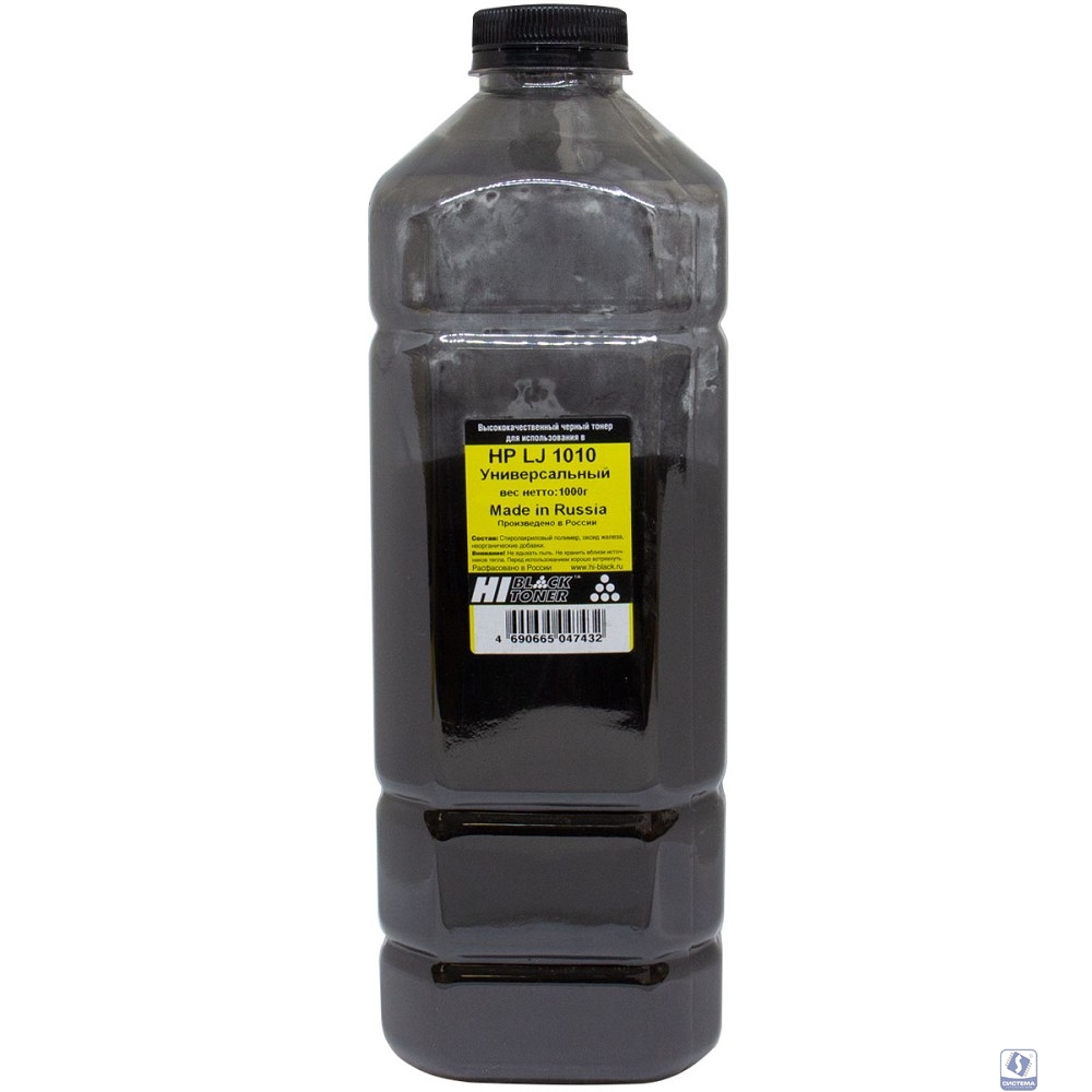 Hi-Black Тонер (Made in Russia) Универсальный для HP LJ 1010, Bk, 1 кг, канистра
