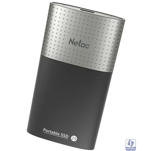 Netac Portable SSD 2TB Z9 <NT01Z9-002T-32BK> (USB3.2, up to 550/480MBs, 90х47.5х11.5mm, Aluminium+Plastic)