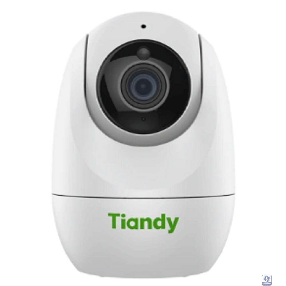 Tiandy TC-H322N 9DA-4 компактная поворотная домашняя, 2Мп, 1920х1080@30к/c, DWDR, цвет: 0.05лк, S+265, H.265(HP), S+264, H.264(HP, MP, BP), объектив 4мм, встроенные микрофон и динамик, G.711A, G.711U 