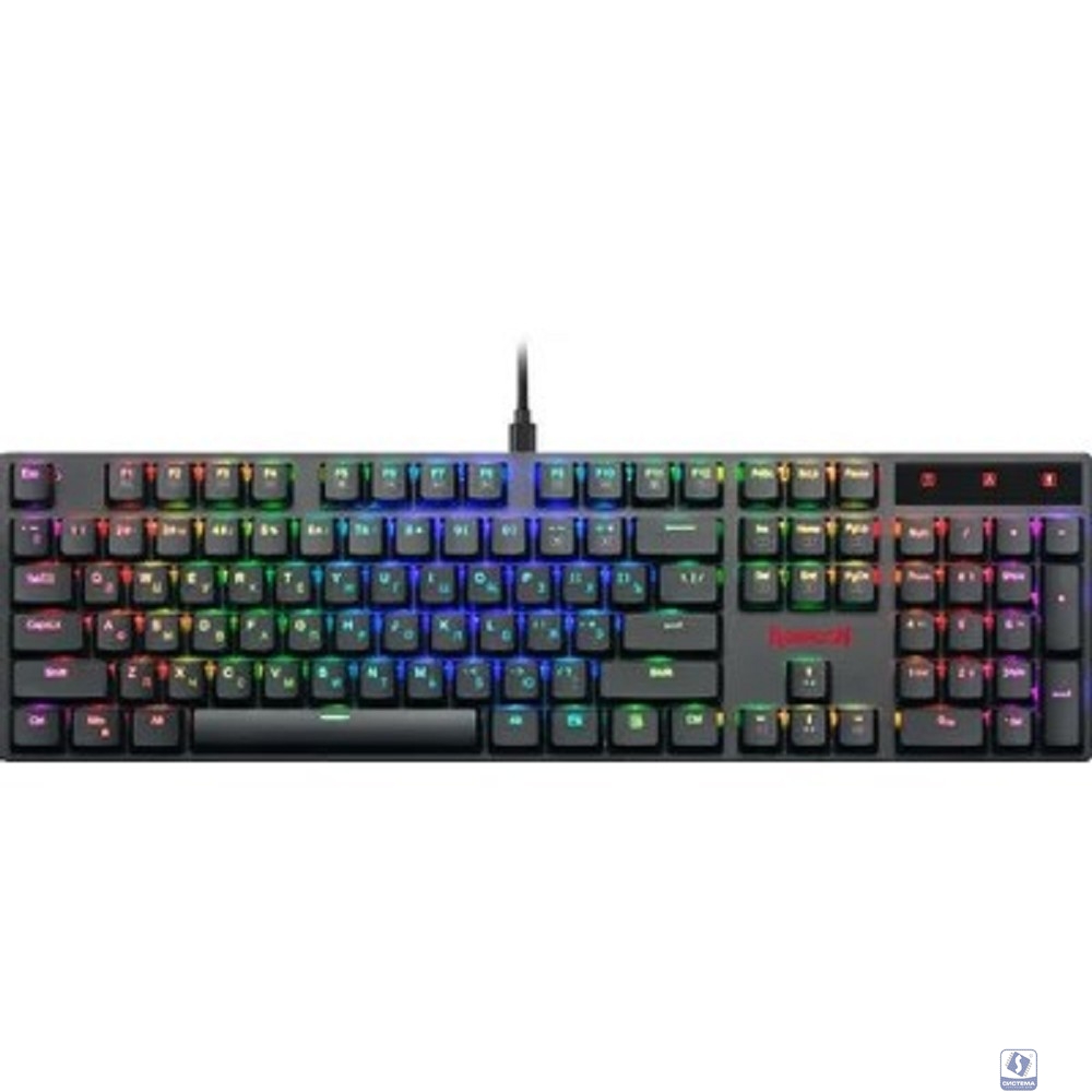 Повреждение упаковки Redragon Механическая клавиатура Apas RGB, тонкая,104 клавиши [78118]