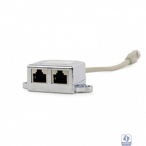 Cablexpert NCA-SP-02 Разветвитель NCA-SP-02 FTP 1 порт RJ45 (T568A/T568B) -> 2 порта RJ45 10/100 BASE-T