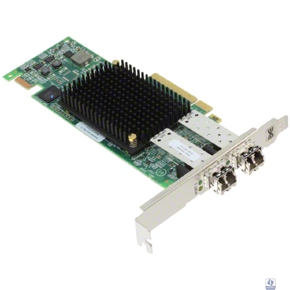 Сетевой адаптер Broadcom Emulex LPe16002B-M6 Gen 5 (16GFC), 2-port, 16Gb/s, PCIe Gen3 x8, LC MMF 100m, трансиверы установлены, RTL  (010453)