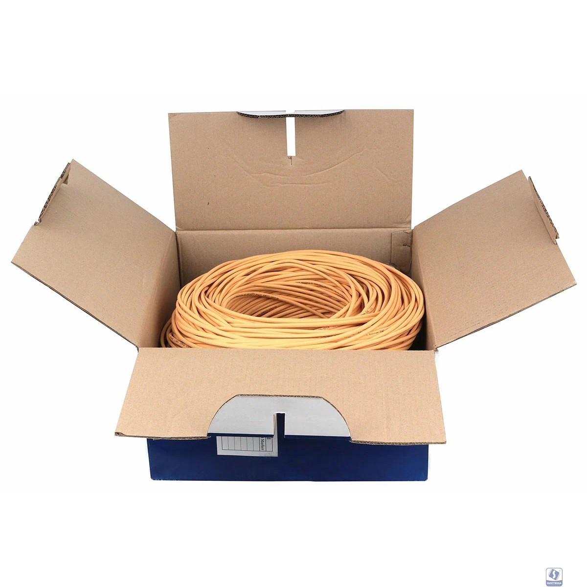 SkyNet Кабель Light UTP нг-LSZH 4x2x0,46, низкое дымовыделение, нулевое содержание галогенов, медный, FLUKE TEST, кат.5e, однож., 305 м, box, оранжевый [CSL-UTP-LSZH-4-CU]