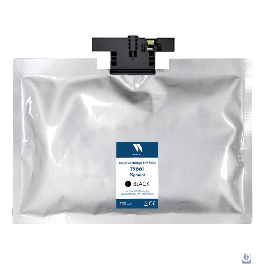NV Print T9661  C13T966140 Струйный картридж  для Epson WorkForce Pro WF-M5299DW, WF-M5799DWF, Black,   (40 000 стр)