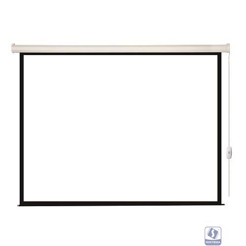Lumien Eco Control [LEC-100109] Экран с электроприводом 142x200 см (раб. область 109х194 см) Matte White, верх.кайма 17 см, черная кайма по периметру 16:9                                              