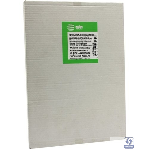Cactus CS-TR95-A4250 Калька A4 90г/м2 ,  250л.