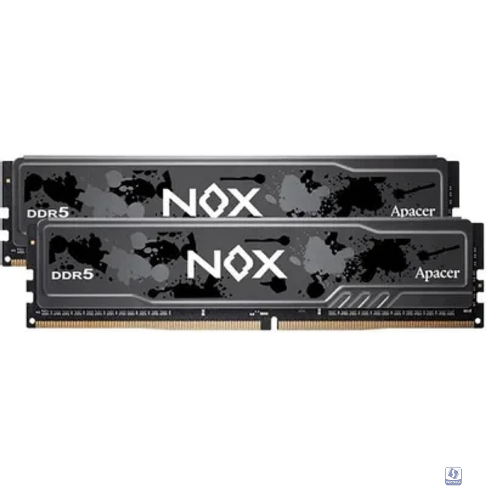 Apacer DDR5 DIMM 32GB 6000MHz Kit (2x16Gb) 1.35V OC NOX DDR5 w/HS RP-K2 AH5U32G60C622MBAA-2
