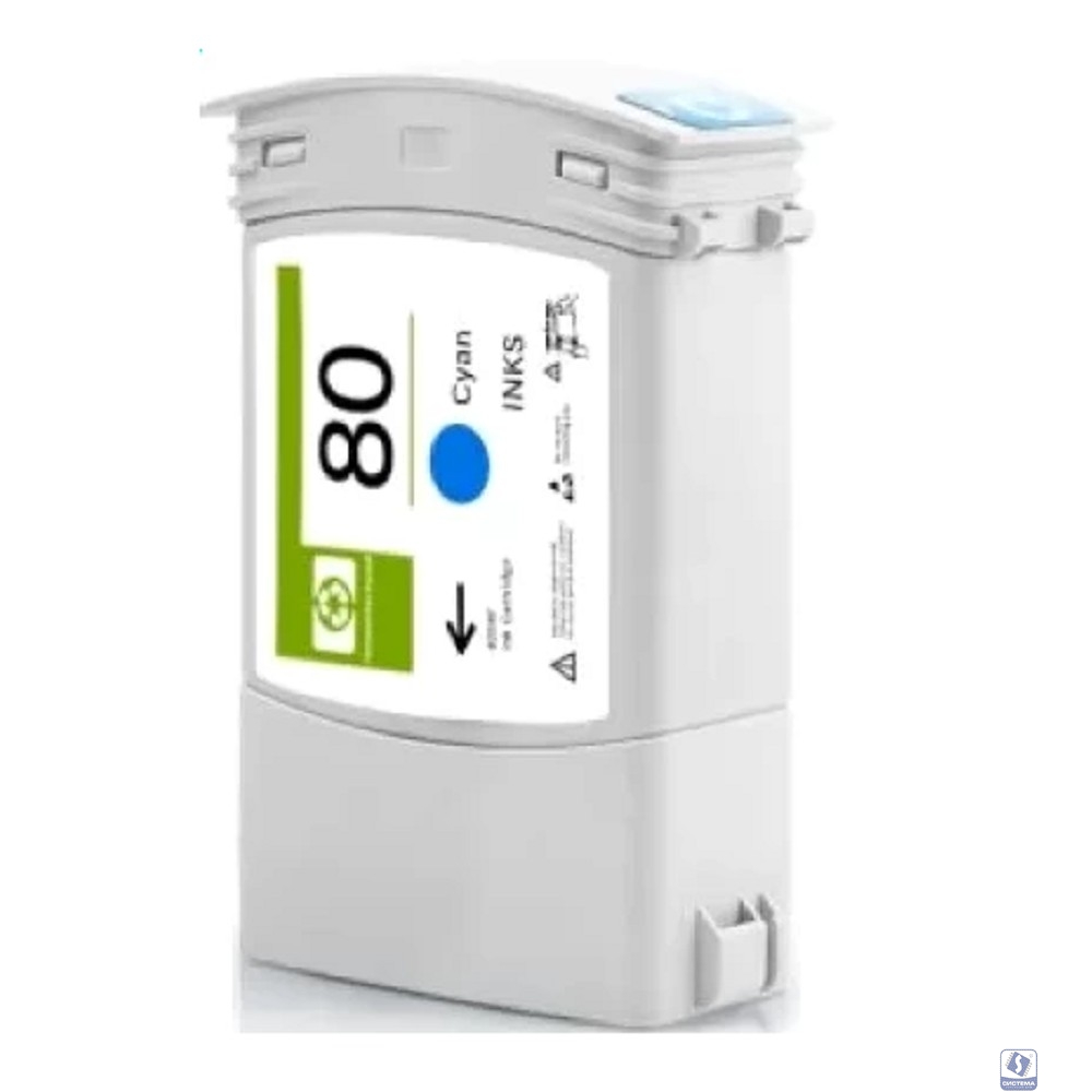 Струйный картридж NV Print 80 (NV-C4846A) Cyan для HP DesignJet 1050c, 1055cm (400 мл)