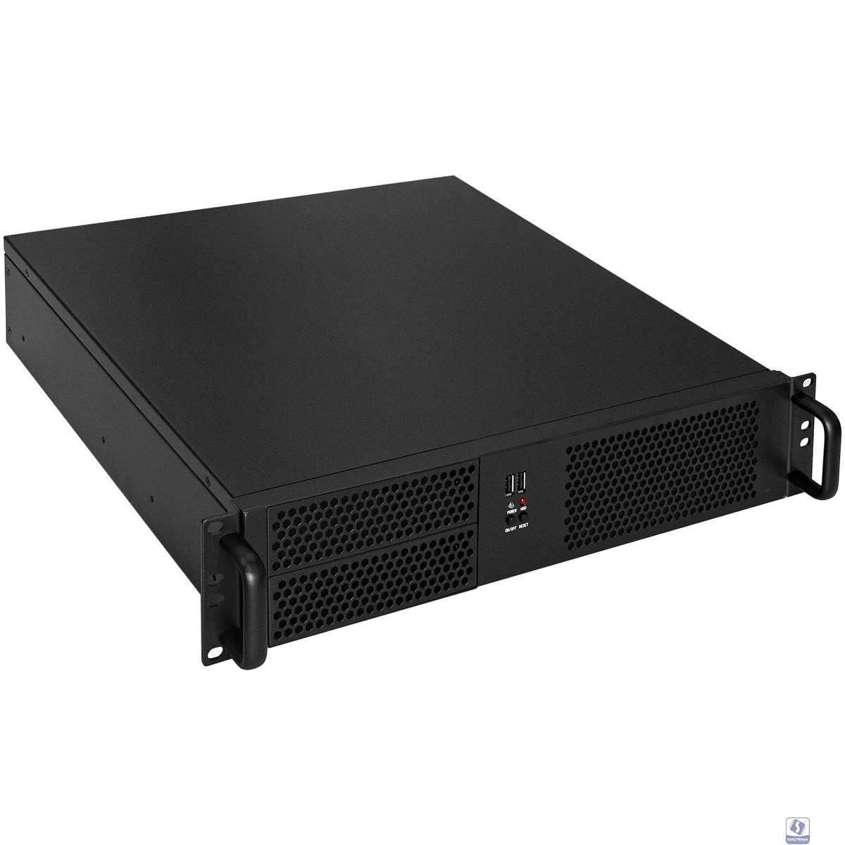 Exegate EX264959RUS Серверный корпус Exegate Pro 2U390-04 <RM 19",  высота 2U, глубина 390, БП 600ADS, USB>