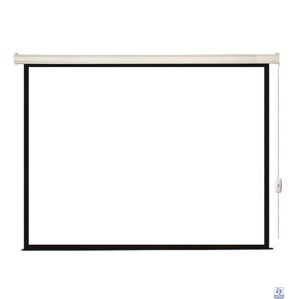 Lumien Eco Control [LEC-100108] Экран с электроприводом 229x305 см (раб. область 221х297 см) Matte White черная кайма по периметру 4:3                                                                  