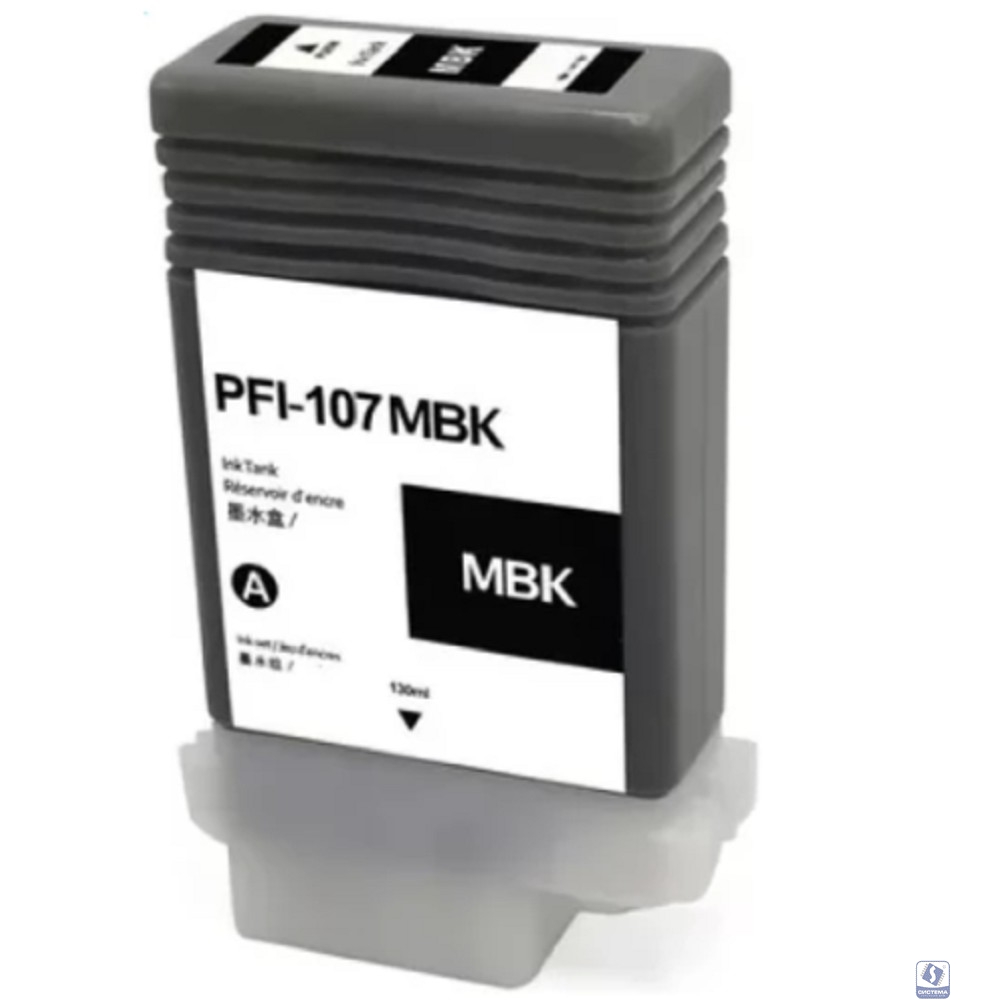Струйный картридж NV Print PFI-107MBK (NV-6704B001) Matte Black для Canon imagePROGRAF iPF670/680/770 (130 мл)