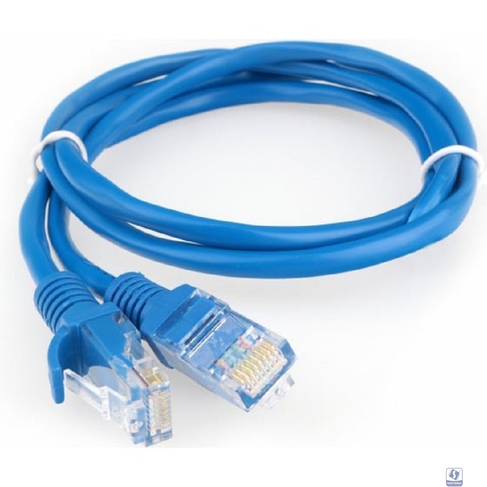 Гарнизон PC-UTP-5e-1-B кат.5e, Патч-корд UTP 1м, литой, многожильный (синий)