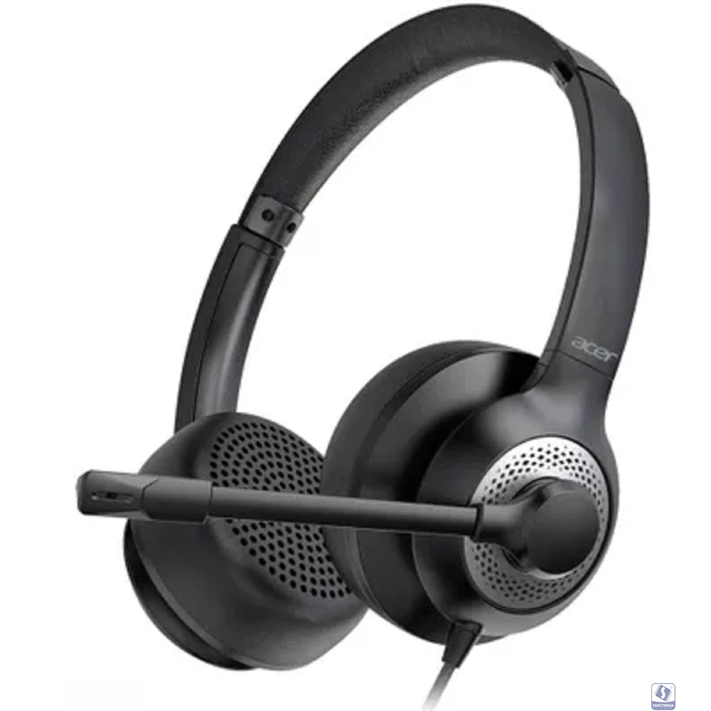 Acer OHW309 [ZL.HDSEE.004] черный 1.6м накладные USB