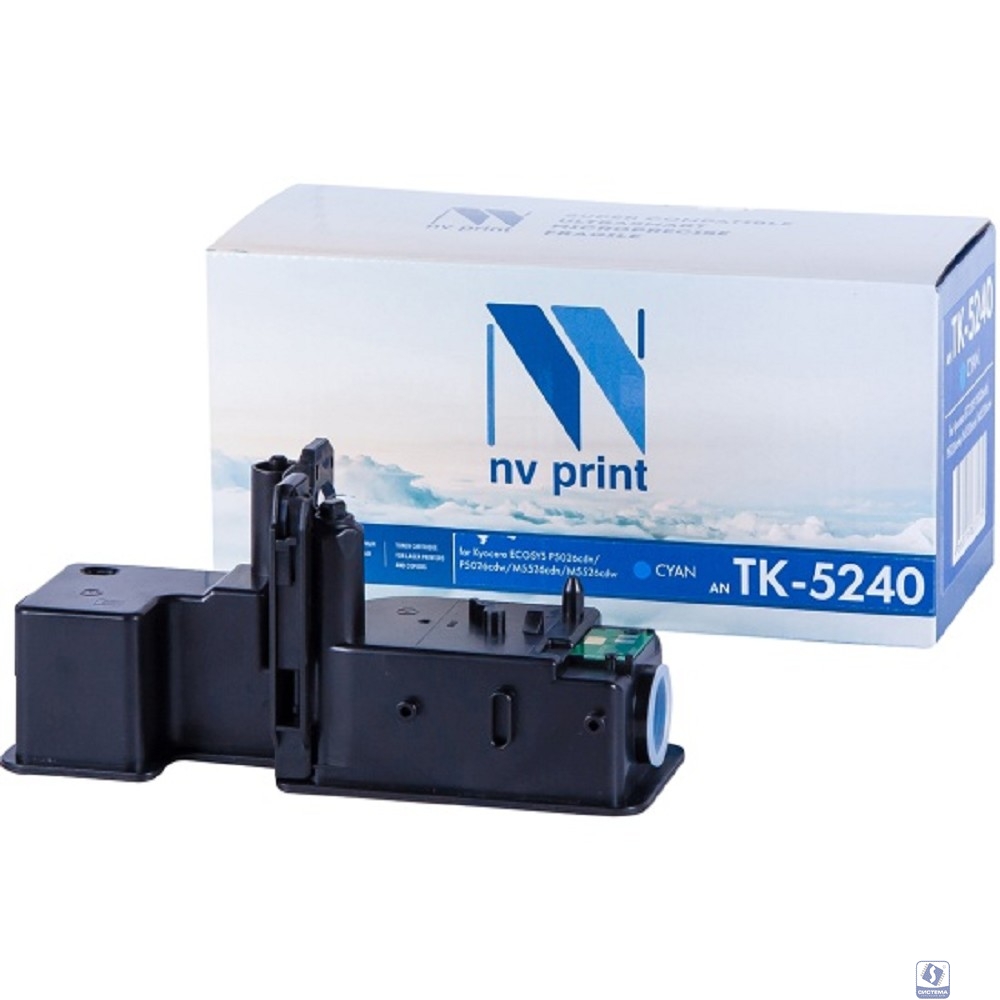 Тонер-картридж NVP NV-TK-5240 Cyan для Kyocera Ecosys P5026cdn/P5026cdw/M5526cdn/M5526cdw (3000k)