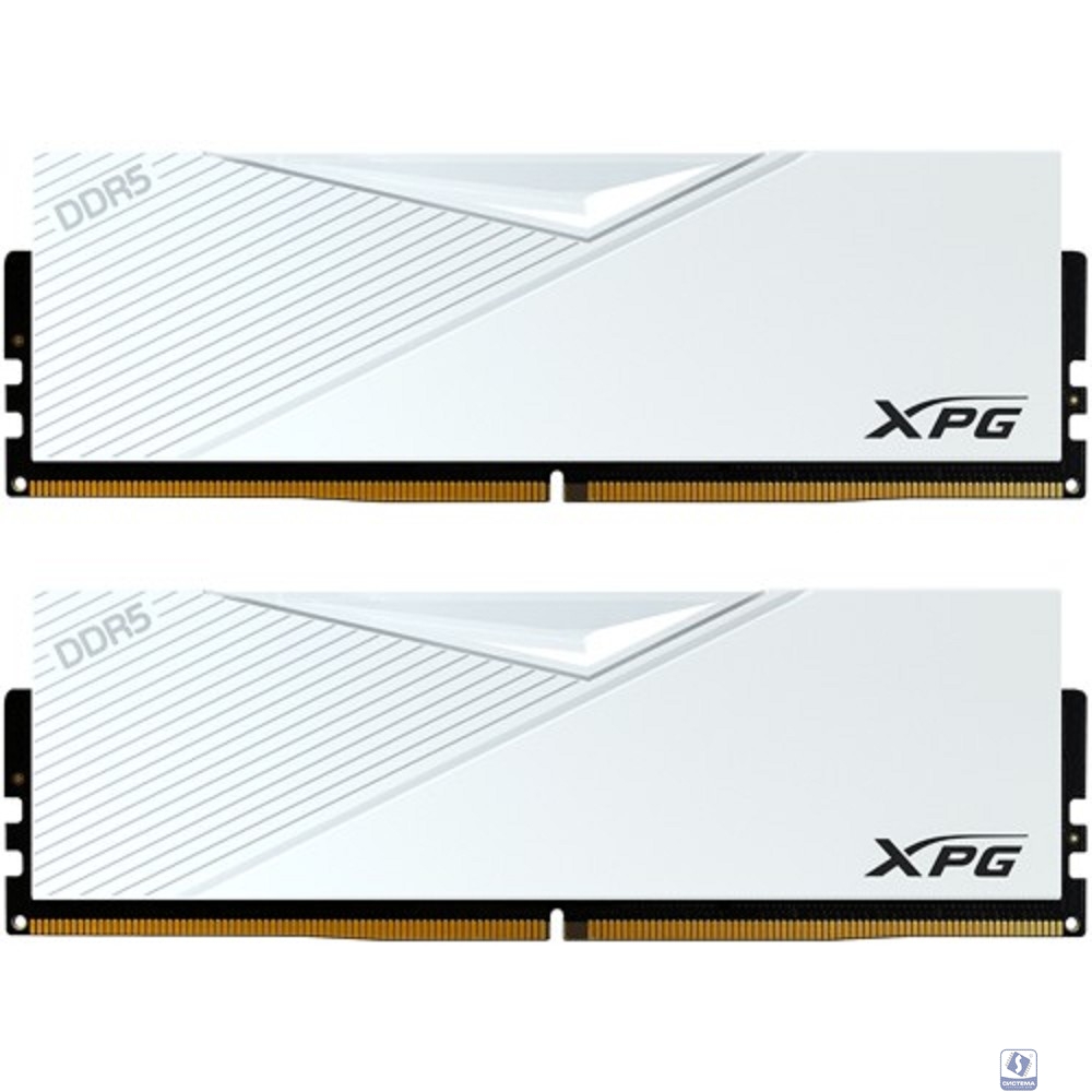 A-data DDR5 DIMM 64GB XPG LANCER DDR5-6000 AX5U6000C3032G-DCLAWH,CL30, 1.35V K2*32GB WHITE 