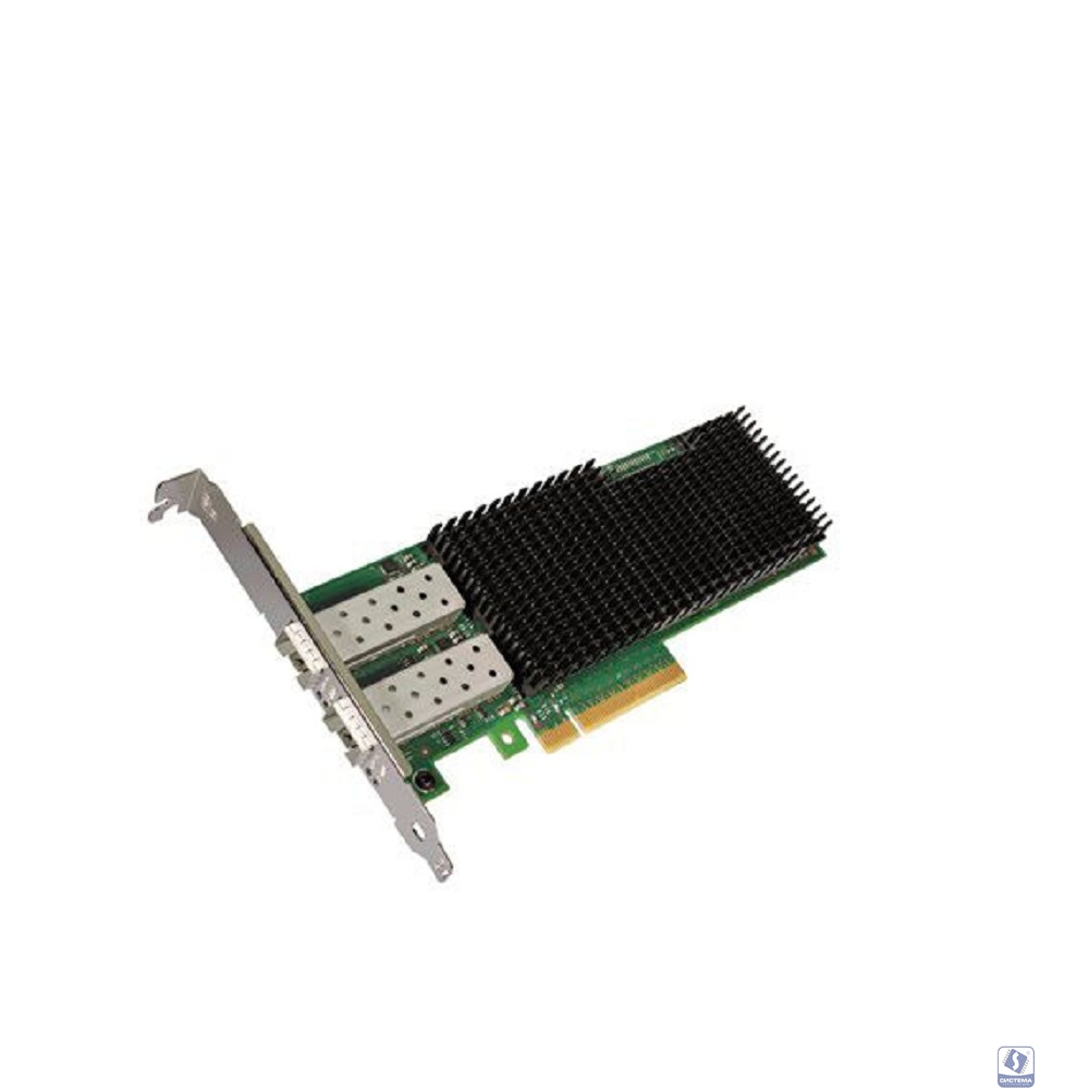 Сетевой адаптер Intel Intel® Ethernet Converged Network Adapter XXV710-DA2 2x SFP28 port, 25GbE/10GbE/1GbE, PCI-E v3 x8, iSCSI, NFS, VMDq. PCI-SIG* SR-IOV, w/o RDMA, Low Profile