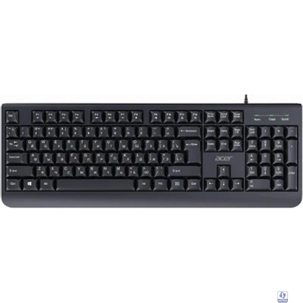 Acer OKW400 black USB Multimedia (ZL.KBDEE.01C) каб.:1.8м Клавиатура проводная 