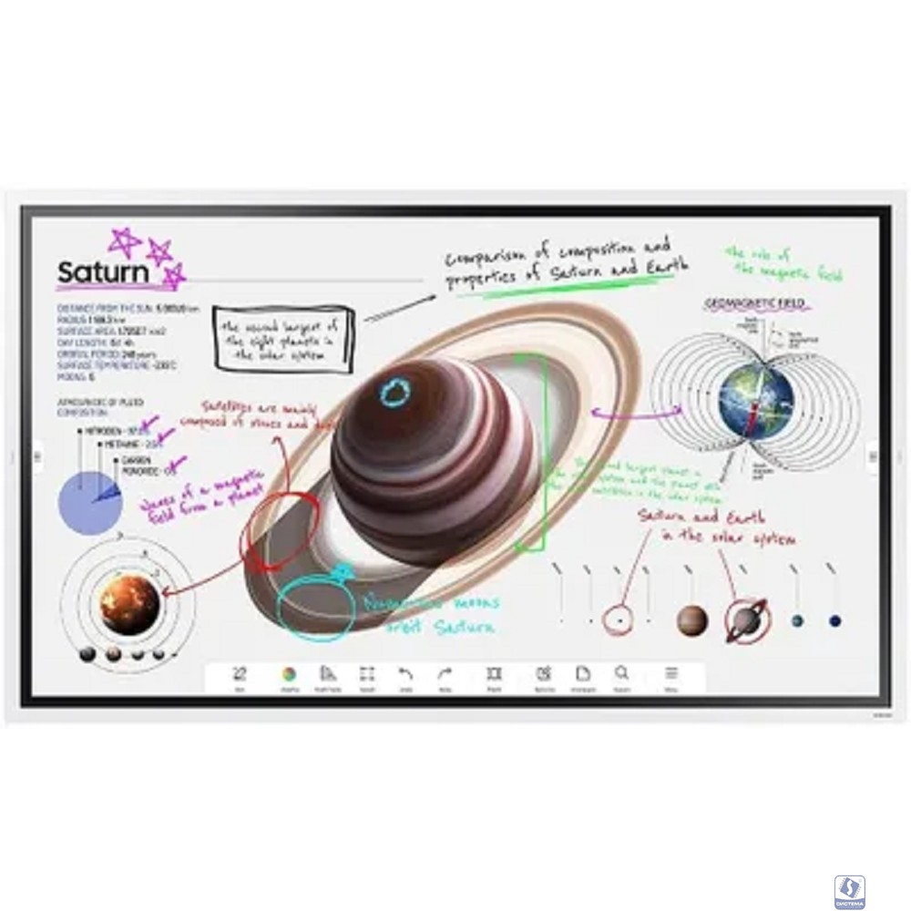 Samsung [WM65B] Интерактивный дисплей FLIP 