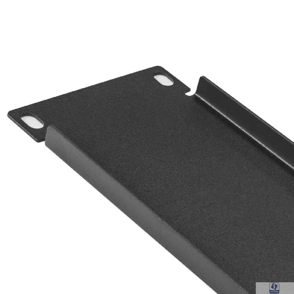 Exegate EX292882RUS Заглушка (фальш-панель) ExeGate FP19-2UM (19" 2U, металлическая, цвет черный, RTL)