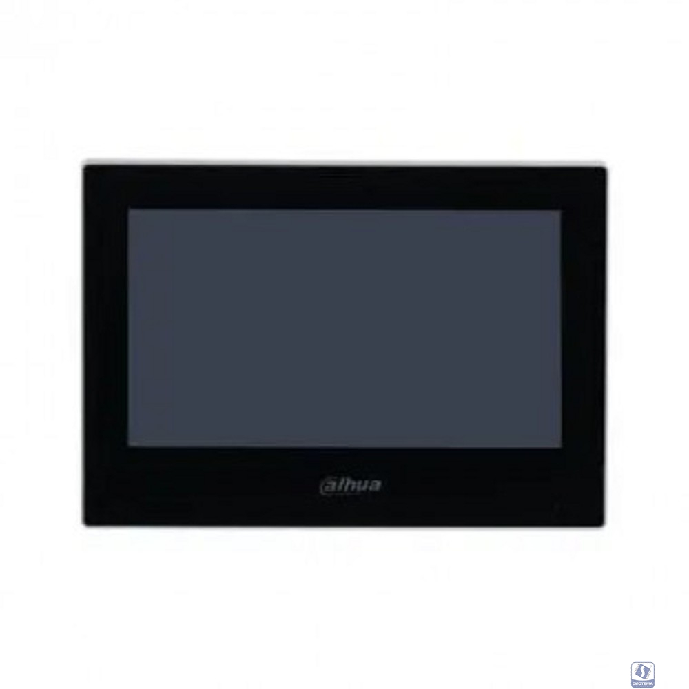DAHUA DHI-VTH2621G-P Видеодомофон IP 7 дюймовый, черный, ёмкостной сенсорный экран, питание DC 12В/PoE