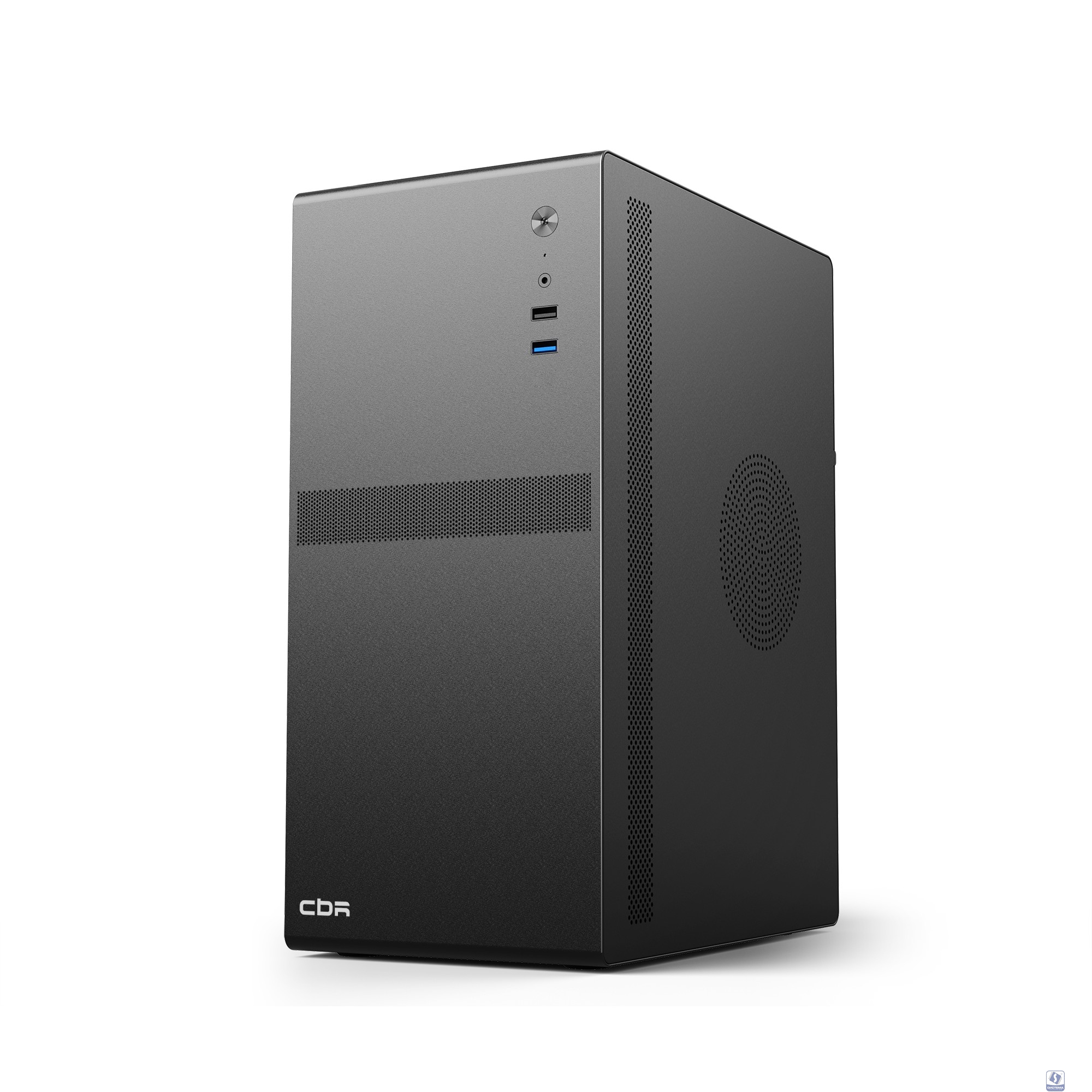 CBR Корпус mATX Minitower V203, без БП, 1*USB 3.0, 1*USB 2.0, HD Audio+Mic, Black [PCC-MATX-V203-WPSU]