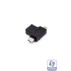 KS-is KS-360 Адаптер OTG 2 в 1 USB F в microUSB M/USB Type C M