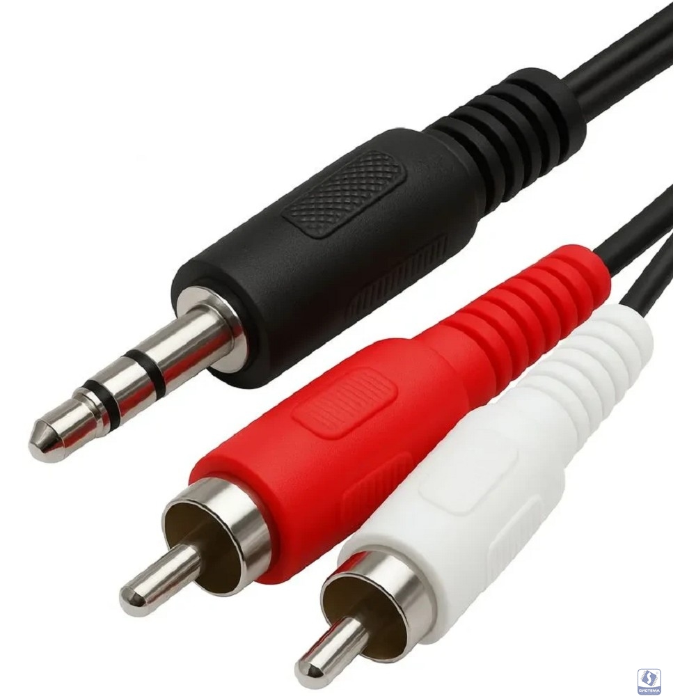 5bites Кабель AC35J2R-010M AUDIO / 3.5 JACK M / 2*RCA M / STEREO / 1M