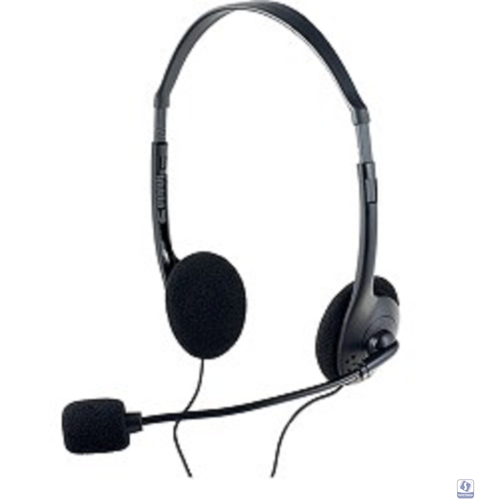 Perfeo стерео гарнитура накладная CHAT черная PF-CHAT-BLK|PF-FLD-BLK