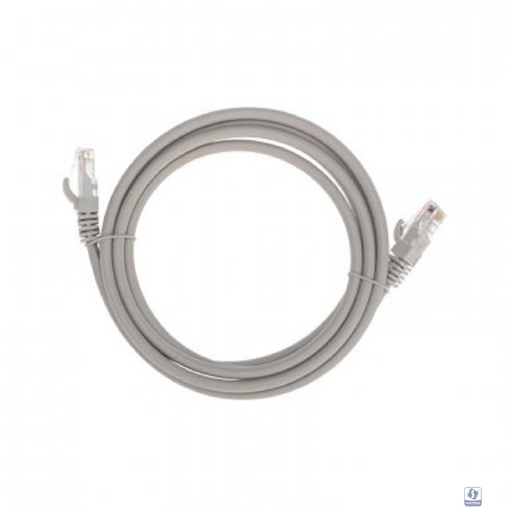 Rexant (02-0290-2) Патч-корд U/UTP, CAT 6, RJ45-RJ45, 26AWG, LSZH, серый, 2м