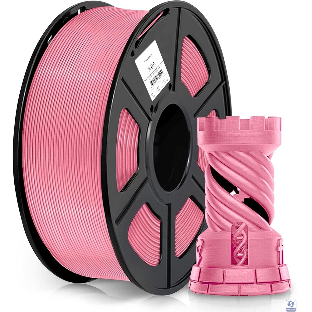 Пластик для принтера 3D Cactus CS-3D-ABS-1KG-PINK ABS d1.75мм 1кг L380м 1цв.