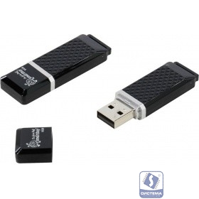 Smartbuy USB Drive 8Gb Quartz series Black SB8GBQZ-K