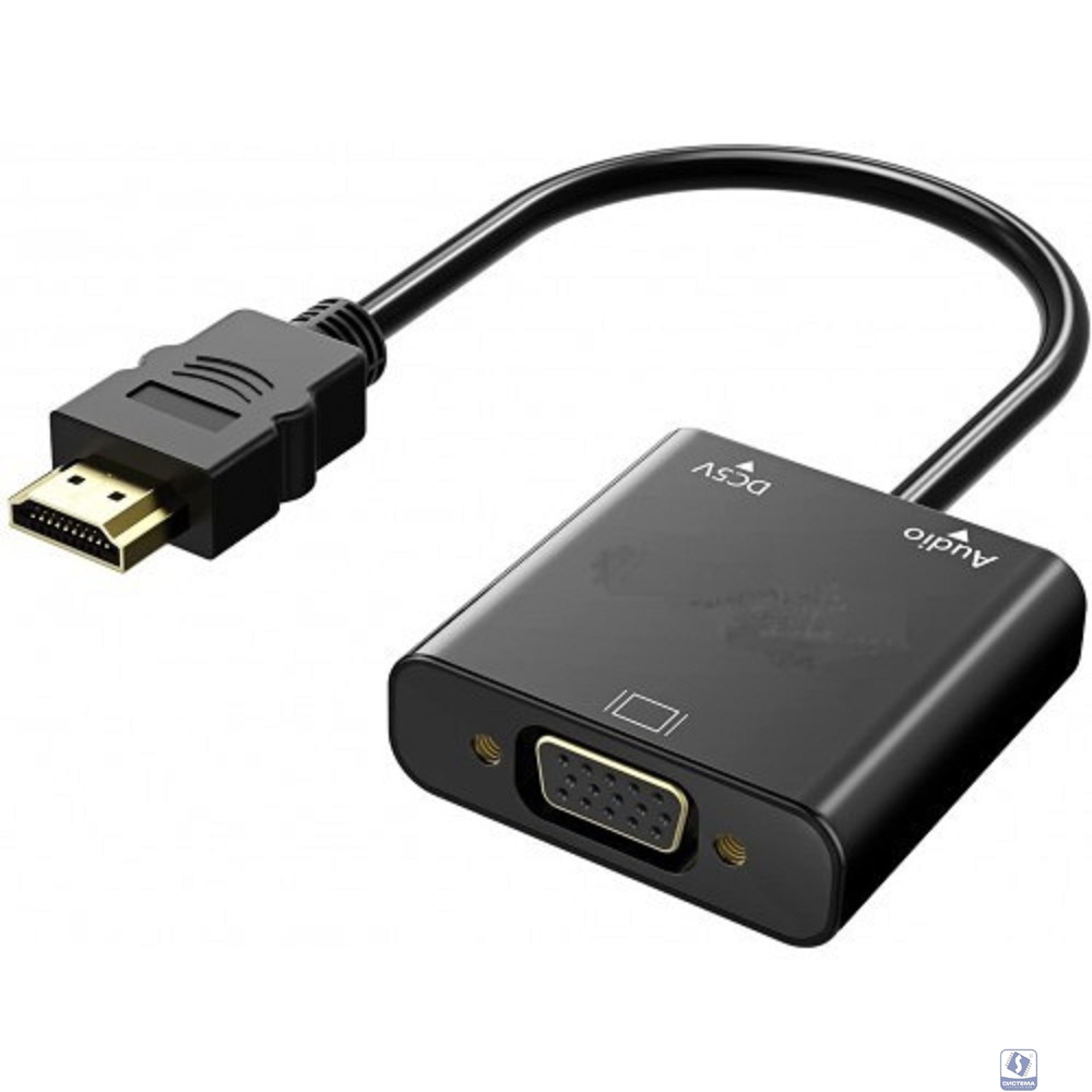KS-is KS-426 Адаптер HDMI M в VGA F audio