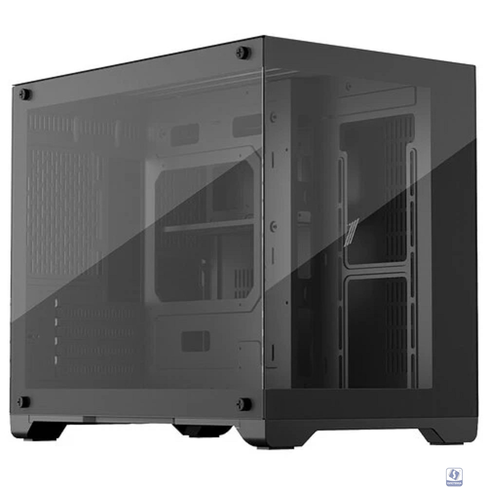 1STPLAYER MEGAVIEW MV6-T Black / mATX / MV6-TP-BK