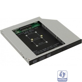 ORIENT Адаптер UHD-2MSC9, для SSD mSATA для установки в SATA отсек оптического привода ноутбука 9.5 мм (30344)