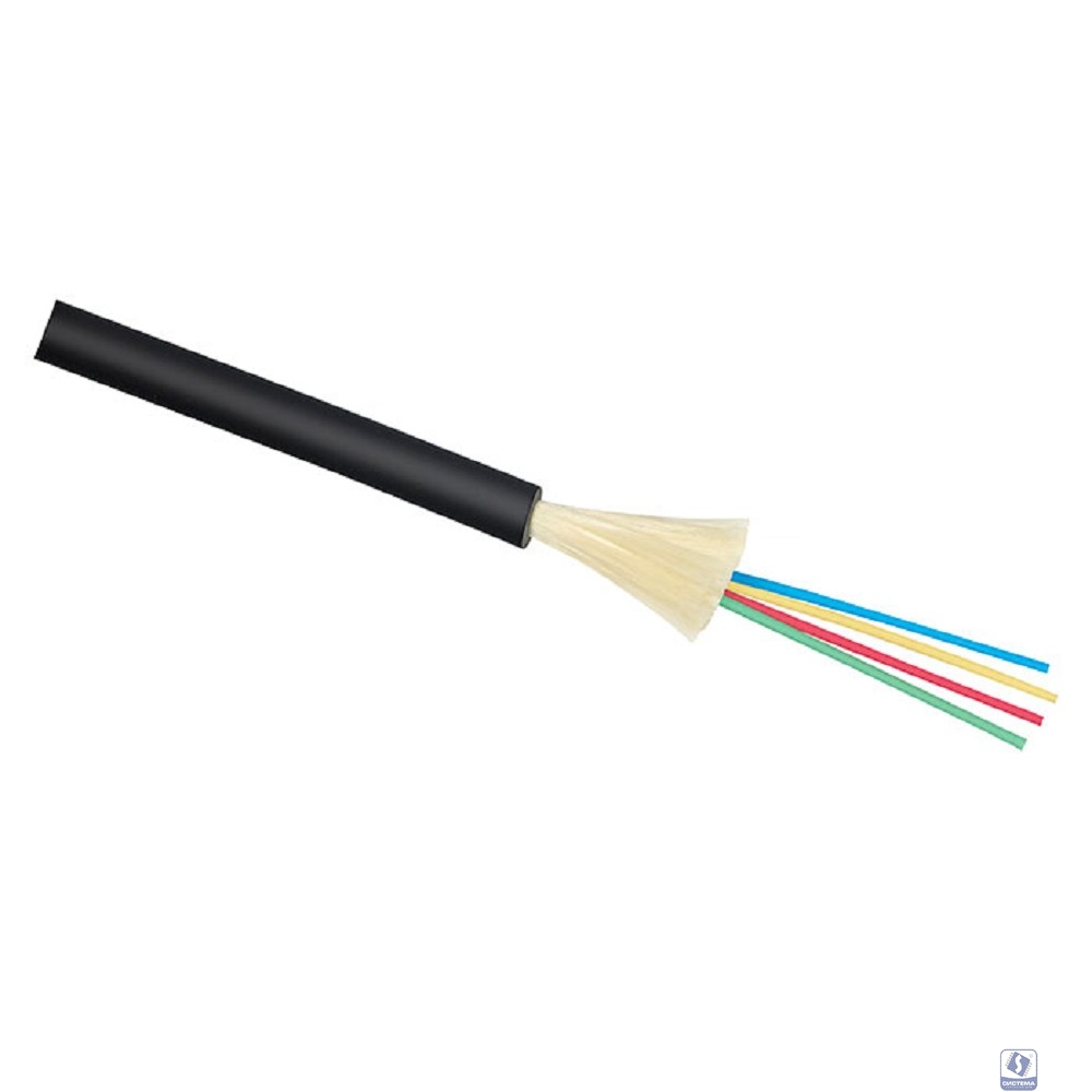 Cabeus TB-A-9-24T-E-K-LSZH-IN/OUT-40 Кабель волоконно-оптический 9/125 одномодовый, 24 волокна, плотное буферное покрытие (tight buffer), внутренний/внешний (-40C ~ +60), LSZH, черный