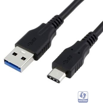 ORIENT UC-325, Кабель USB 3.0 Type-C, Am -> Cm (24pin), 2.5 м, черный (30954)