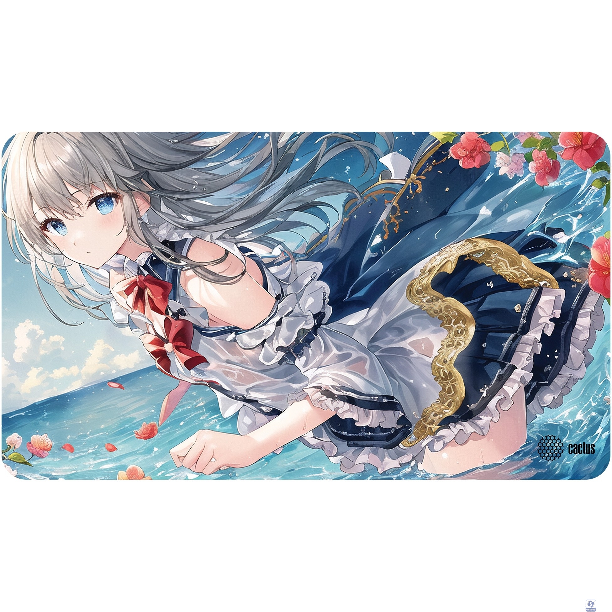 Коврик для мыши Cactus Anime flowers 700x400x3мм (CS-MP-PRO02XLL)
