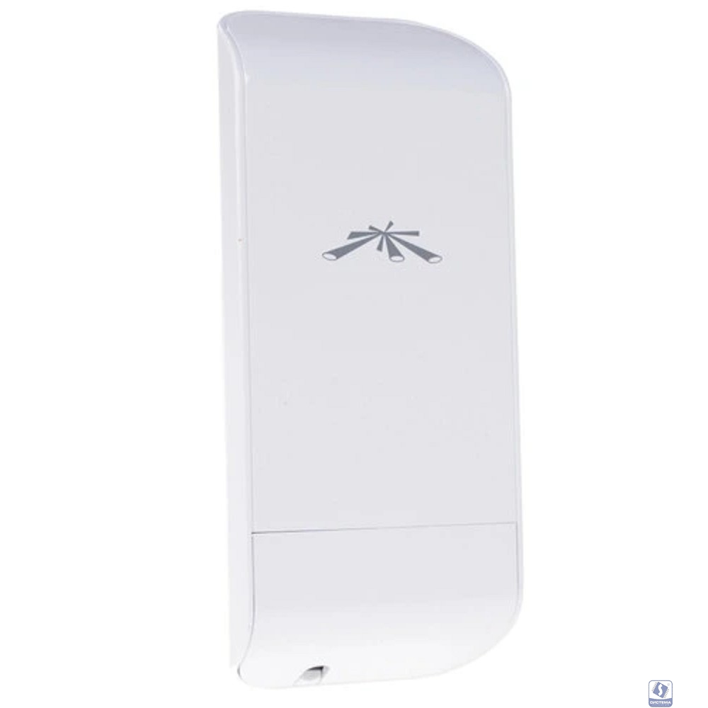 UBIQUITI NanoStation Loco M2 Точка доступа Wi-Fi, AirMax, 5км,  Рабочая частота 2412-2462 МГц (белый)