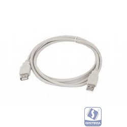 Gembird PRO CCP-USB2-AMAF-10 USB 2.0 кабель удлинительный 3.0м AM/AF  позол. контакты, пакет 