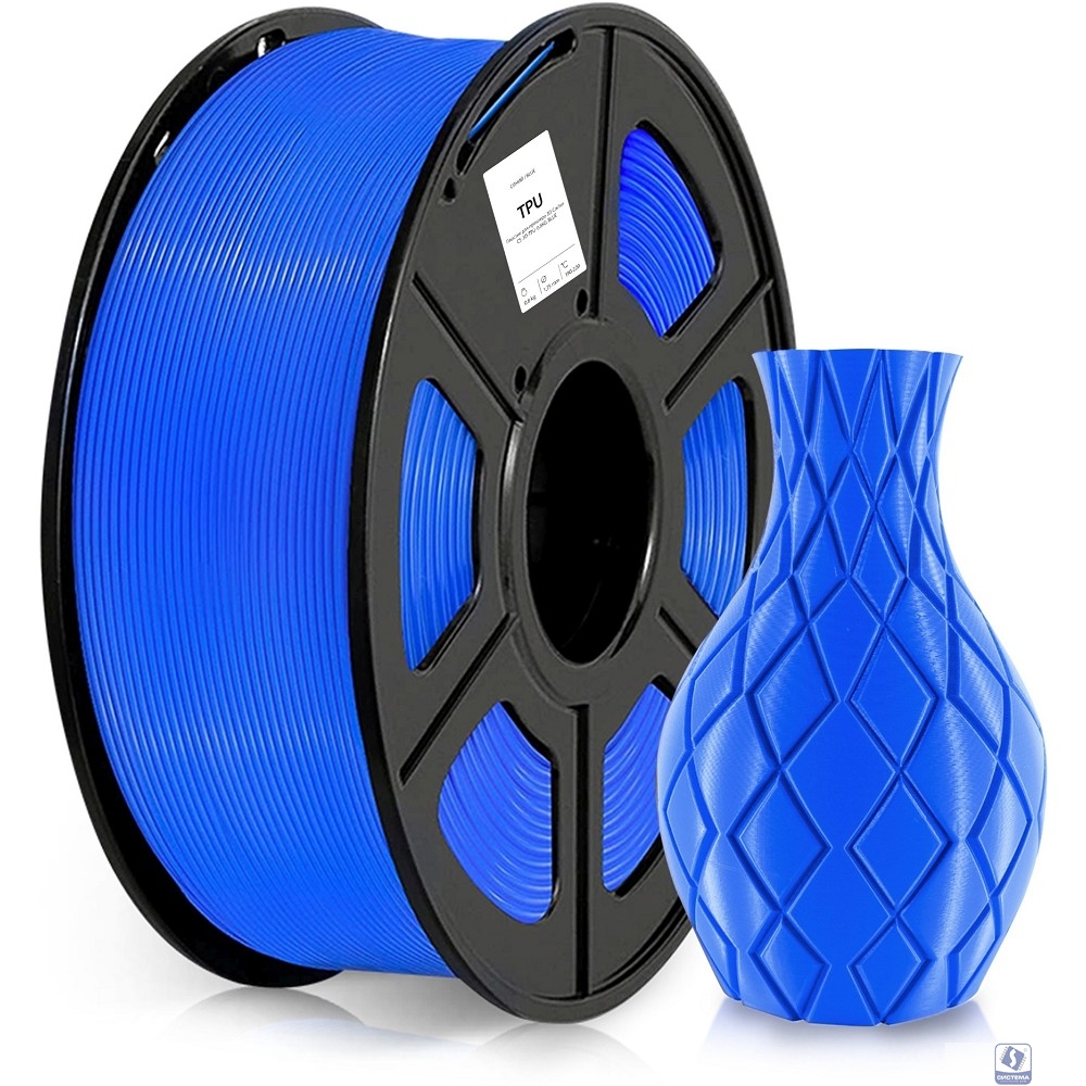 Пластик для принтера 3D Cactus CS-3D-TPU-0.8KG-BLUE TPU d1.77мм 0.8кг 1цв.